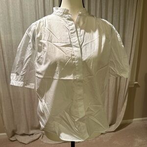 Rag&bone white cotton blouse size S